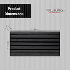 Wall!Supply 3D Soundproof Wall Panels – Acoustic Anthracite Finish – EPS Foam - Image 5