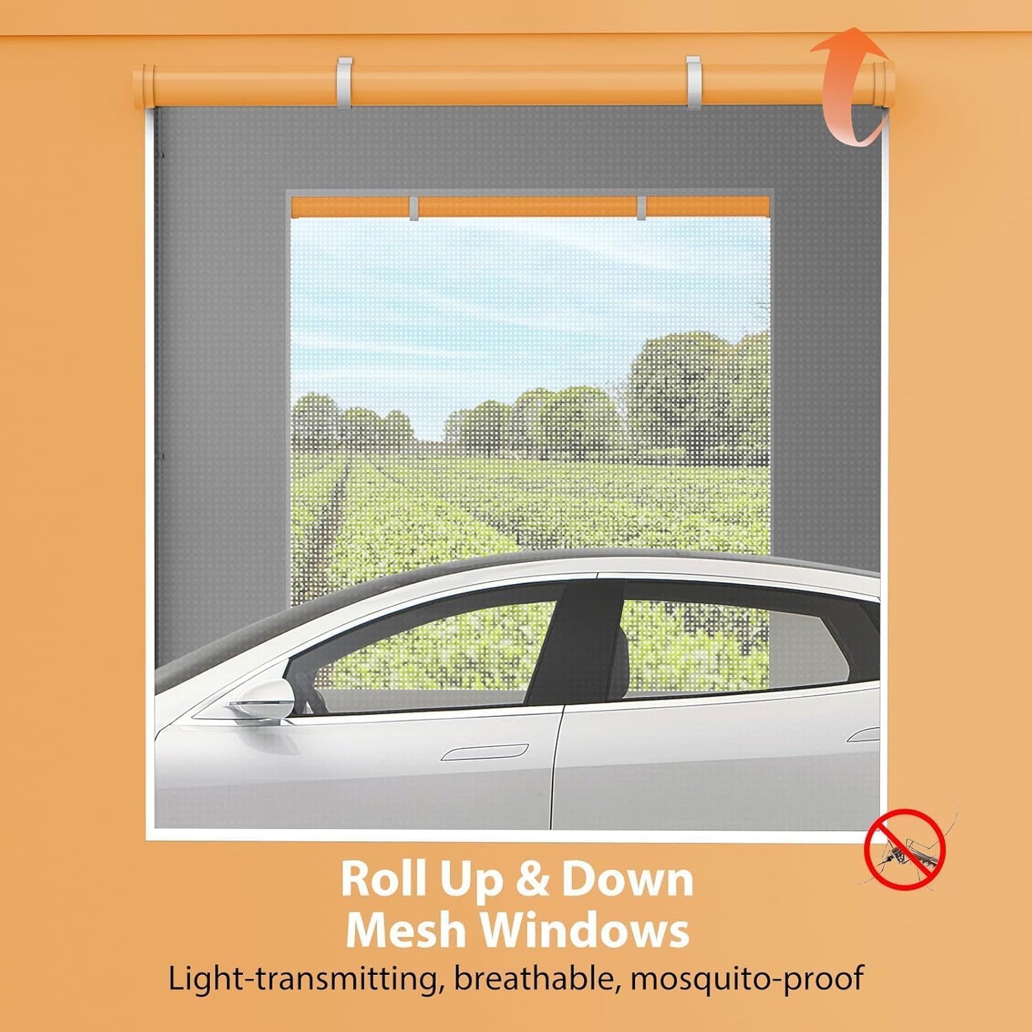 13x20 Ft. Metal Carport Garage with PE Fabric and Galvanized Steel Frame Outdoor Shelter for Cars, Trucks and Boats with 4 Doors and Mesh Windows for Ventilation - Yellow