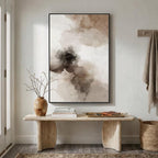 Extra Large Framed Neutral Abstract Wall Art - Image 4