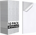 10Pack Large Acoustic Panels, Self-Adhesive Sound Panels Noise Reducing by Lakexus
