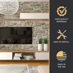 AZ Faux High-Density Polyurethane Faux Stone Wall Covering Panels - Image 5