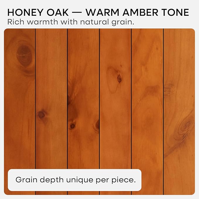 Homeforia Oak Floating Shelves 36 inches Long, High End Solid Real Wood 36 inch - Image 8