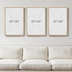 Large Framed Tropical Boho Wall Art - Image 3