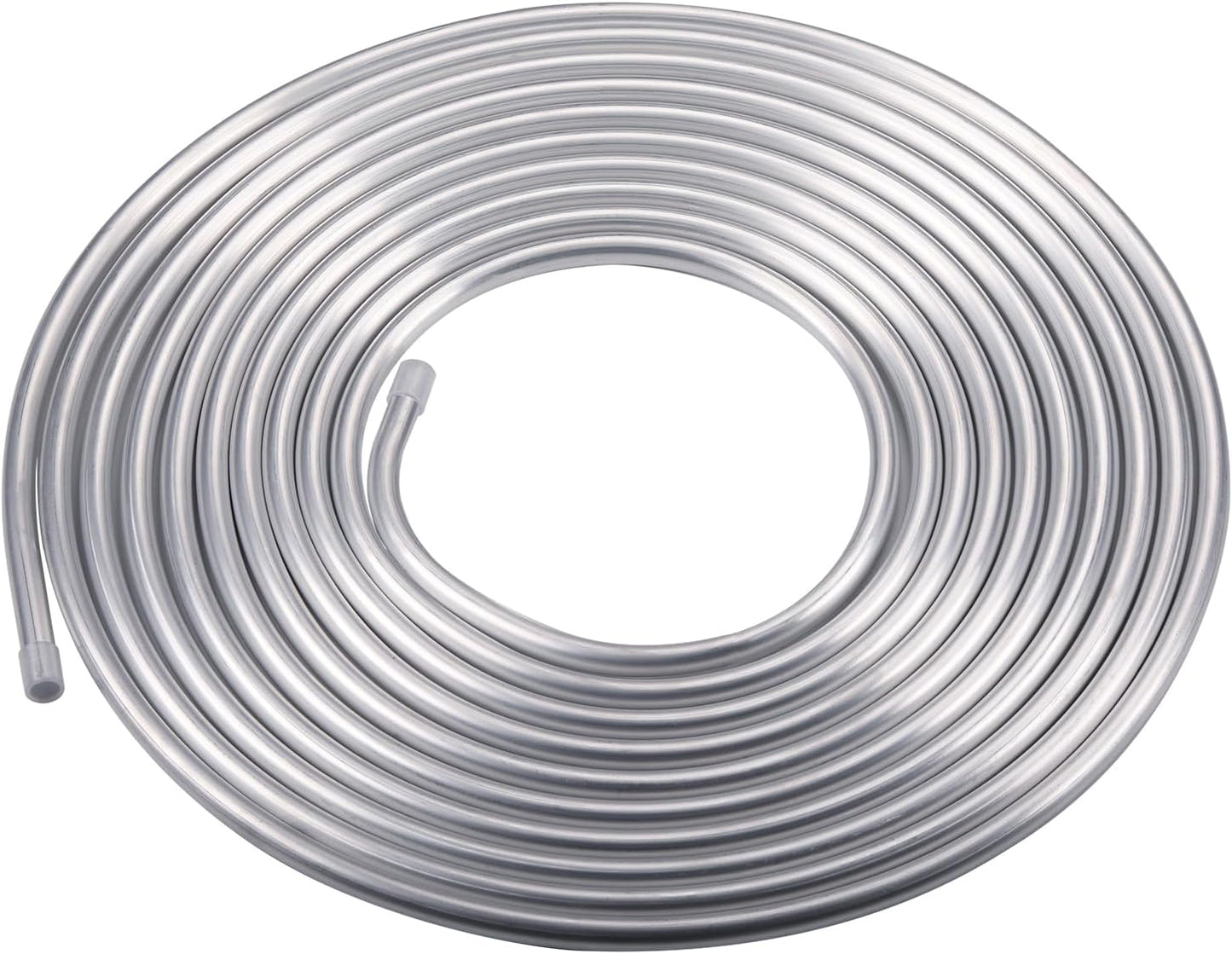 1/4" OD Aluminum Hard Fuel Line Hardline Tube Tubing Coil 25 Feet Roll