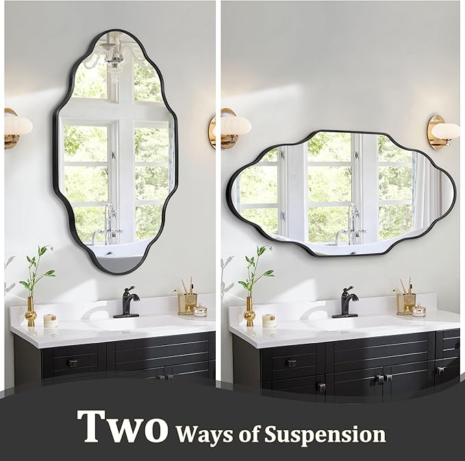 Scalloped Mirror for Bathroom - Image 4
