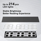 CHKOSDA Digital Wall Clock, Oversize Led Digital Clock - Image 5