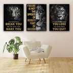 Motivational Wall Decor Art Inspirational Canvas Poster Print Inspiring Quotes - Image 7