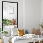 Amorho Black Bathroom Mirror, Living Room, Large Rectangle Vanity Mirrors. - Image 5