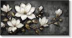 Large Framed Black and White Botanical Wall Art - Image 9