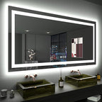 LOAAO 60X36 LED Bathroom Mirror by LOAAO