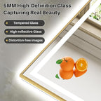 55x40 Inch LED Bathroom Mirror - Image 7