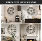 Cuspin 36 Inch Wall Clock, Large Wall Clock Decorative - Image 8
