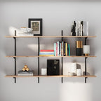 Wallniture Turin 60 Inch Long Adjustable Wall Shelf, Hanging Shelves - Image 6