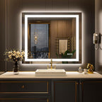 LOAAO 44"X36" LED Mirror for Bathroom, Lighted Bathroom Mirror - Image 7
