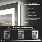 Briivue 24x36 Inch LED Bathroom Mirror - Image 3