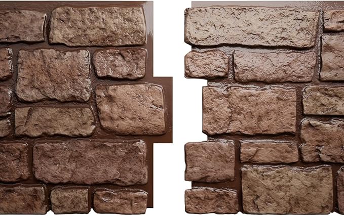EverStone Cobblestone Faux Stone Panel, Texas Color - Image 8