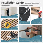 AKUMAX 4 Pack Acoustic Panels, Wood Slat - Image 7