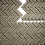 EverStone Herringbone Faux Brick Panel, 46 1/2"W x 25 1/4"H x 1"D, Vintage - Image 9