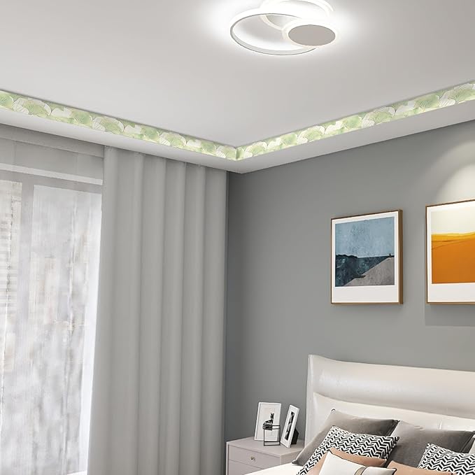 HOMETITUTE Wallpaper Border Peel and Stick Decorative Wall Trim Self Adhesive - Image 4