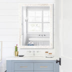 Tanmicoshomy White Shell Framed Rectangular Mirrors - Image 7