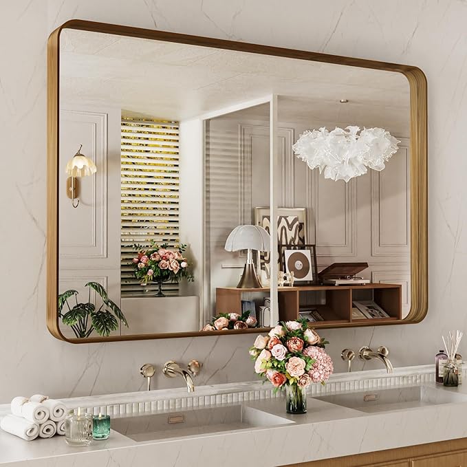 LOAAO 48X32 Inch Bathroom Mirror - Image 3