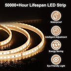BEAUTYPEAK 28x28 LED Round Bathroom Mirror - Image 2