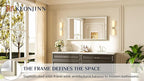 Keonjinn 55" x 30" Brushed Nickel Bathroom Mirrors - Image 7
