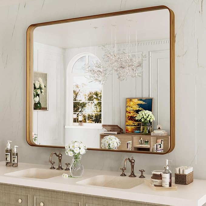 LOAAO 40X36 Inch Bathroom Mirror - Image 3