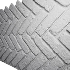 EverStone Herringbone Faux Brick Panel, 46 1/2"W x 25 1/4"H x 1"D - Image 7