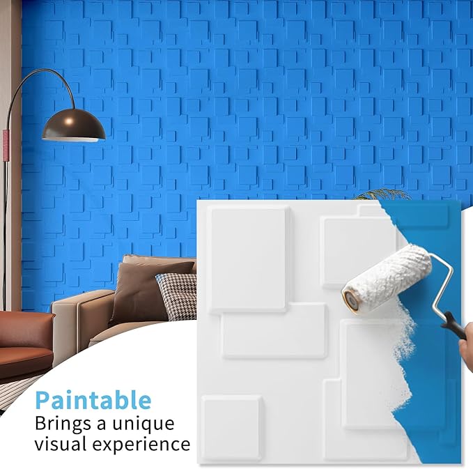 Art3d 100 Pack Decorative 3D Wall Panels, 97 Sq.Feet PVC Interior Wall Décor - Image 3