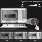 55"x30" LED Bathroom Mirror - Image 4