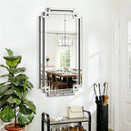 30" X 59" Large Wall Mirror for Decor, Glass Decorative Mirror - Image 6