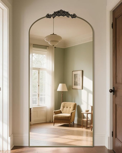 Antok Arched Full Length Mirror, Full Body Mirrors - Image 2