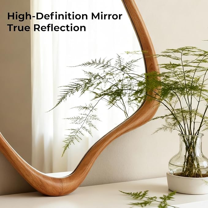 WallBeyond Asymmetrical Mirror, Irregular Wall Mirror, Wall Mirrors Decorative - Image 4