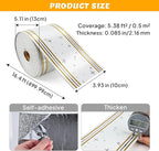 Peel and Stick Baseboard Trim, 3.93" x 196.8" Mirror Border, Self-Adhesive - Image 4