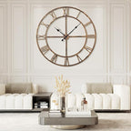 60 Inch Large Wall Clock for Living Room Decor – Easy-Assembly Silent by WallClockDecor