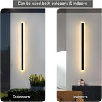 2Pack 31.5inch Long Outdoor Modern LED Wall Light, 24W Waterproof IP65 Warm - Image 5