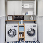FIMELLO 30" Laundry Room Cabinets Wall Mounted - Image 5