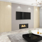 8-Pack WPC Wall Panels 118’’ x 6.3’’ 3D Slat Wall Panel Acoustic Wall Paneling - Image 5