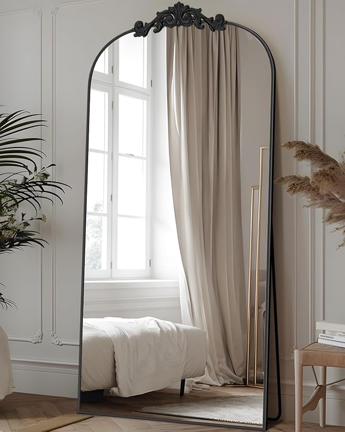 Antok Arched Full Length Mirror, Full Body Mirrors - Image 2