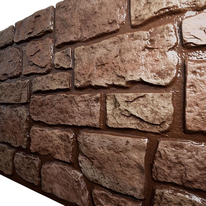 EverStone Cobblestone Faux Stone Panel, Texas Color - Image 7