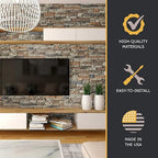 AZ Faux High-Density Polyurethane Faux Stone Wall Covering Panels - Image 5