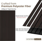 TO-TH Wood-Look Acoustic Wall Panels, 10 Pack 47.2” x 23.6” Acoustic Panels - Image 2
