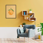 Retro Funky Orange Canvas Wall Art Fashion Disco Ball Aesthetic Posters 24X36 - Image 7