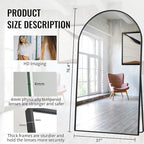 Beauty4U 76" x 37" Arched Full Length Mirror - Image 2