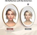 USHOWER Gold Bathroom Mirrors for Over Sink, 36 Inch Circle Mirror - Image 3