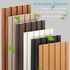 Art3d WPC Slat Wall Panels, Living Room - Image 7