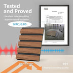 Art3d 4-Piece Wood Slat Acoustic Panels - Image 2