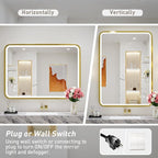 36x24 Inch LED Bathroom Mirror - Image 6
