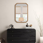 WallBeyond 24" x 36" Rounded Corner Arch Wall Mirror - Image 3